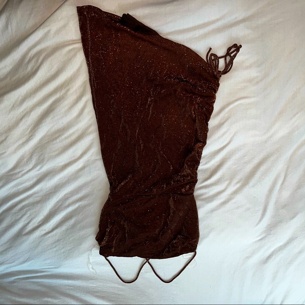 Bronze brown dress never worn